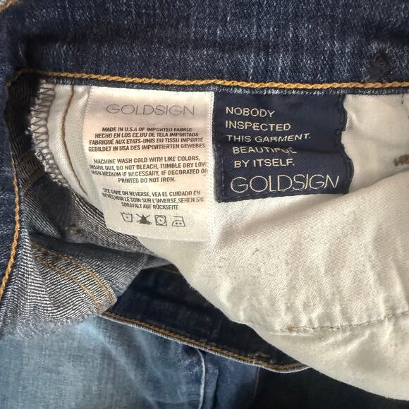 EUC Goldsign Mid-Blue Skinny Jeans Size 26 (W2320C-901) - Picture 4 of 6